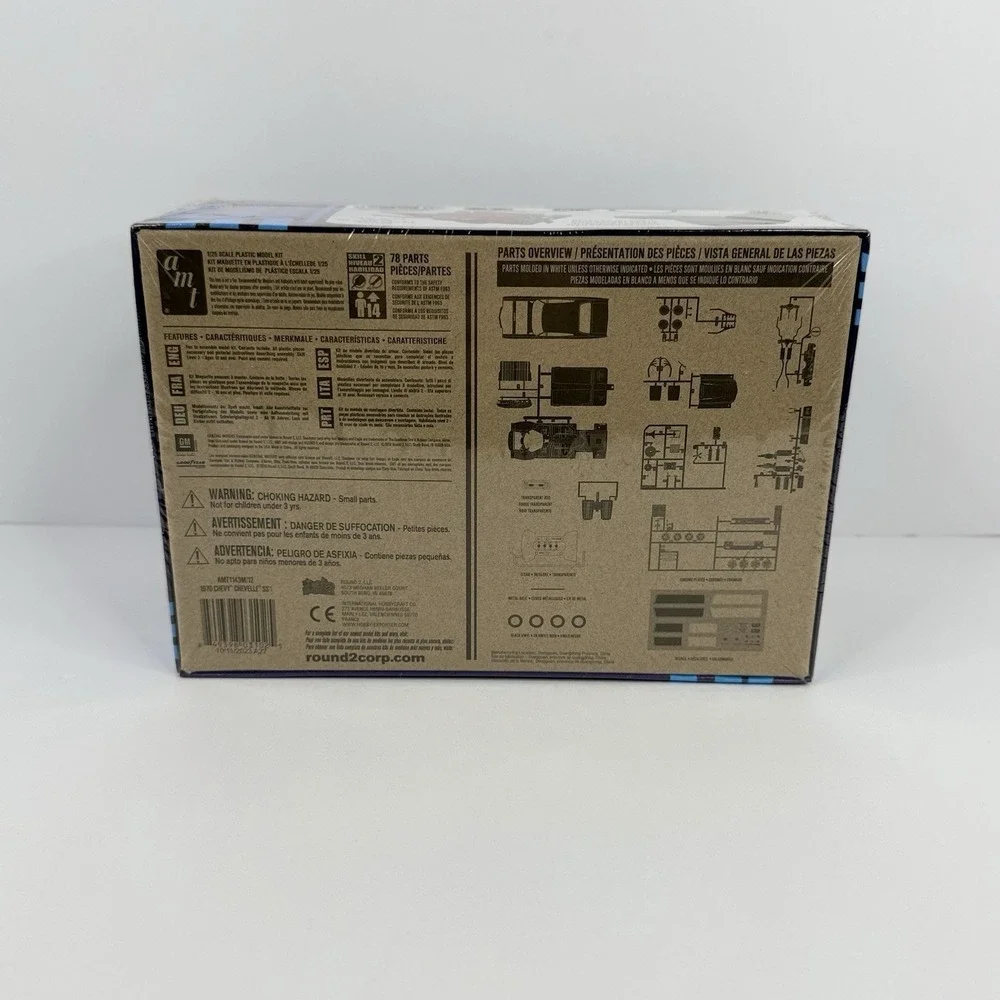 AMT 1970 Chevy Chevelle‎ SS Model Kit 1:25 Scale AMT1143M/12 New Sealed